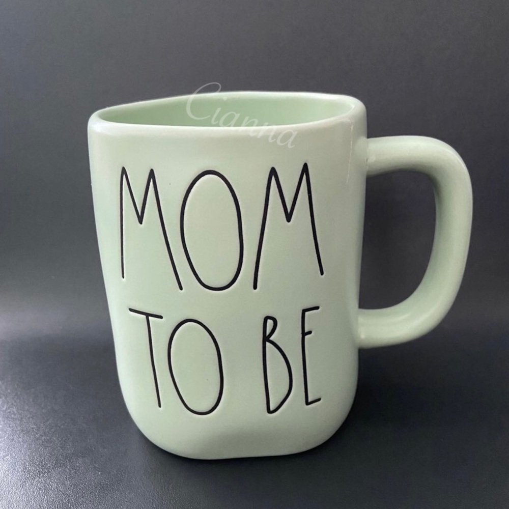 Rae Dunn Green Mom To Be Mug